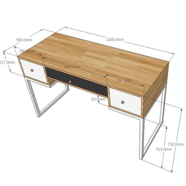bàn trang điểm tủ gỗ