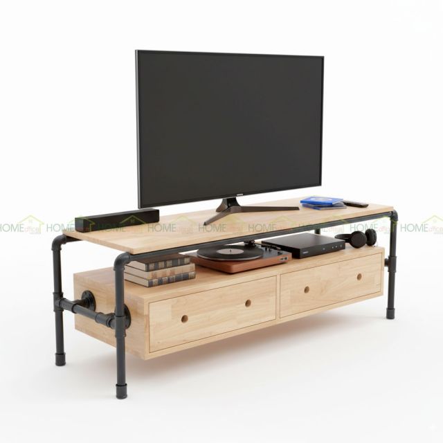 KTV68021 - Kệ ti vi PIPE hai ngăn kéo - 150x45x50 (cm) KTV68021 - Kệ ti vi PIPE hai ngăn kéo - 150x45x50 (cm)