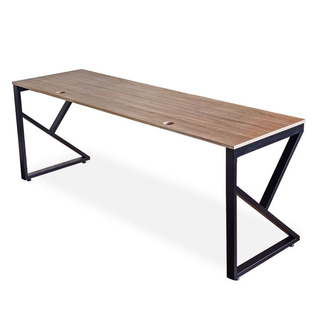 Bàn cụm 2 người 200x60cm gỗ plywood chân sắt KConcept HBKC047 Bàn cụm 2 người 200x60cm gỗ plywood chân sắt KConcept HBKC047