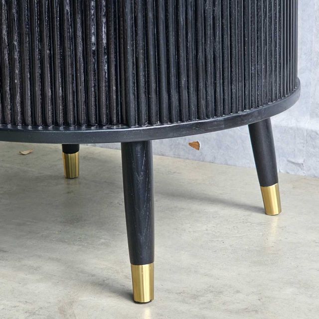Bàn sofa gỗ Ash cửa lùa mặt bàn gỗ cao su phủ veneer TT68260