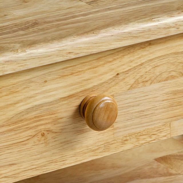 Kệ bếp di động có ngăn tủ 75x36x78cm gỗ cao su KB68044