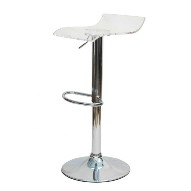 Ghế bar nhựa Arcylic chân xoay nâng hạ GAK-631