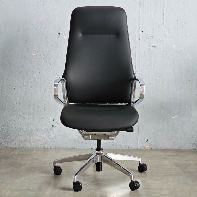 Ghế lãnh đạo cao cấp khung nhôm bọc da ARICO-A1