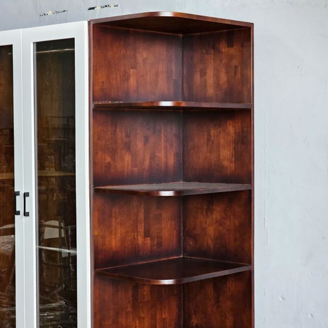 Hệ tủ quần áo 200x55x200cm gỗ cao su cửa kính TQA68049