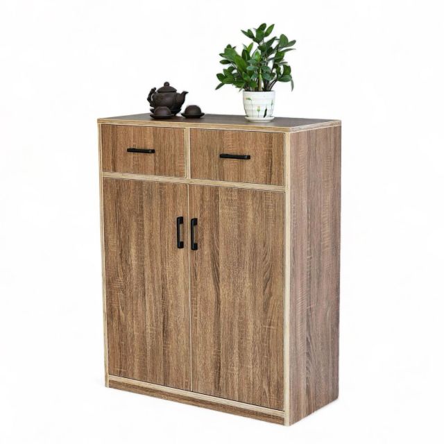 Tủ giày 4 tầng 80x35x100cm có ngăn kéo gỗ tự nhiên KG68072 Tủ giày 4 tầng 80x35x100cm có ngăn kéo gỗ tự nhiên KG68072