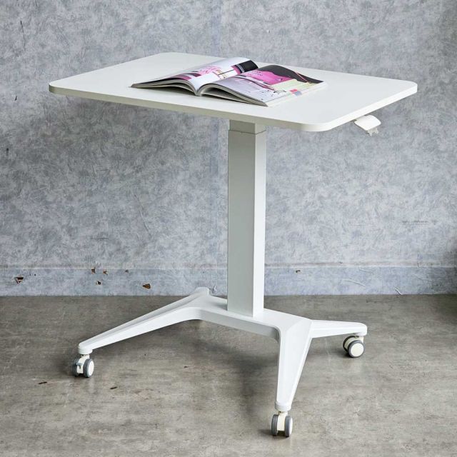 Bàn nâng hạ 80x56cm ben khí mặt bàn gỗ MFC FWS12-2