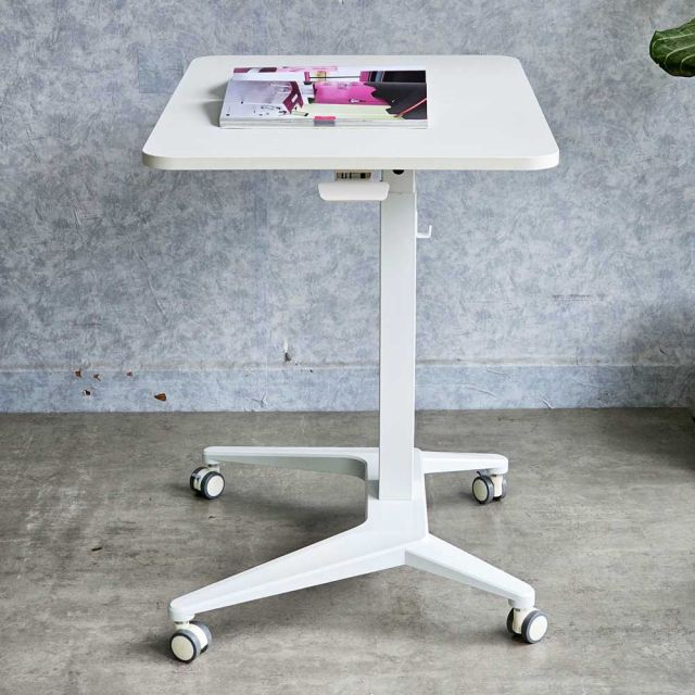 Bàn nâng hạ 80x56cm ben khí mặt bàn gỗ MFC FWS12-2