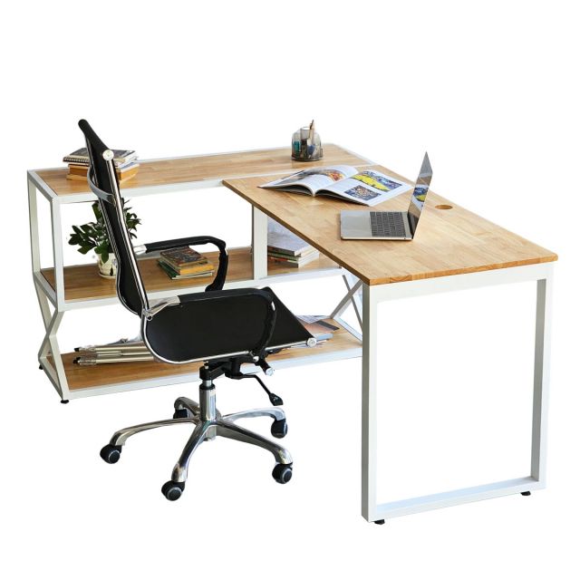 Combo bàn ghế làm việc góc chữ L CB68201