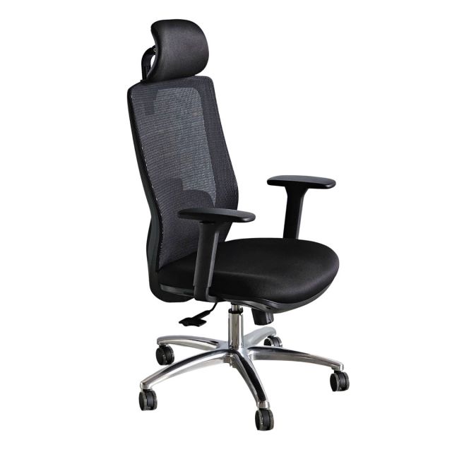 Ghế xoay lưng lưới có tựa đầu chân nhôm HERC21