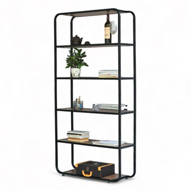 Kệ trang trí 5 tầng 90x30x180cm gỗ plywood KTB68167 Kệ trang trí 5 tầng 90x30x180cm gỗ plywood KTB68167