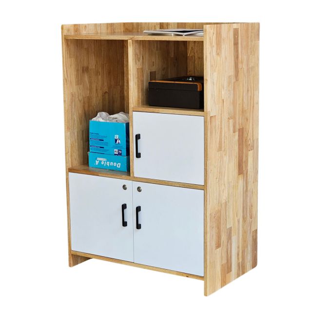 Tủ để đồ 80x50x120cm gỗ cao su KTB68169 Tủ để đồ 80x50x120cm gỗ cao su KTB68169