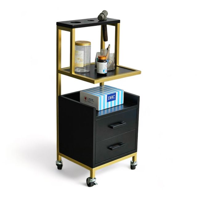 Tủ dụng cụ di động Beauty Salon 36x32x83cm gỗ cao su TDSL001 Tủ dụng cụ di động Beauty Salon 36x32x83cm gỗ cao su TDSL001