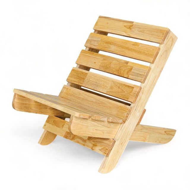 Ghế xếp thư giãn 46x74x60cm gỗ cao su GCF200 Ghế xếp thư giãn 46x74x60cm gỗ cao su GCF200