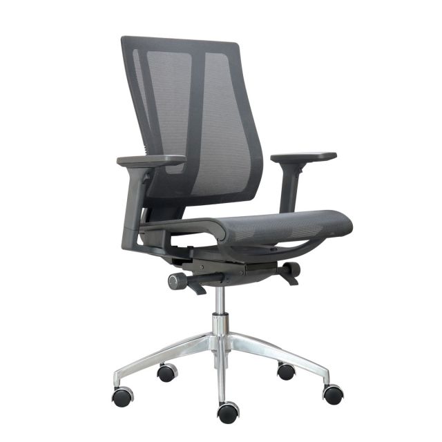 Ghế xoay văn phòng lưng lưới chân nhôm cao cấp GENESIS02 Ghế xoay văn phòng lưng lưới chân nhôm cao cấp GENESIS02