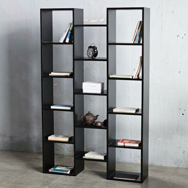 Kệ sách đứng 100x25x160cm gỗ cao su KS68243
