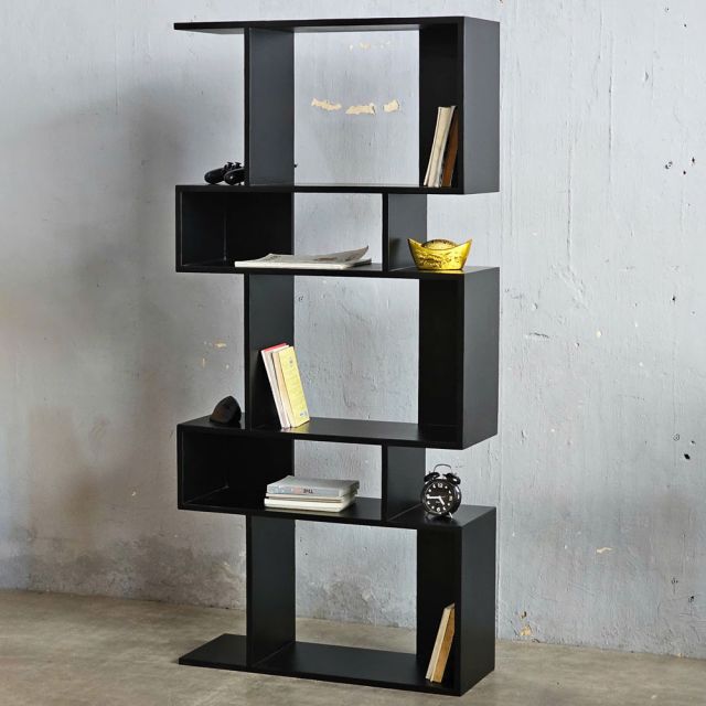 Kệ sách đứng 80x28x170cm gỗ cao su KS68244