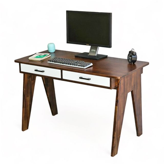 Bàn làm việc có ngăn kéo 120x60cm gỗ tràm chân chữ A BD68118 Bàn làm việc có ngăn kéo 120x60cm gỗ tràm chân chữ A BD68118