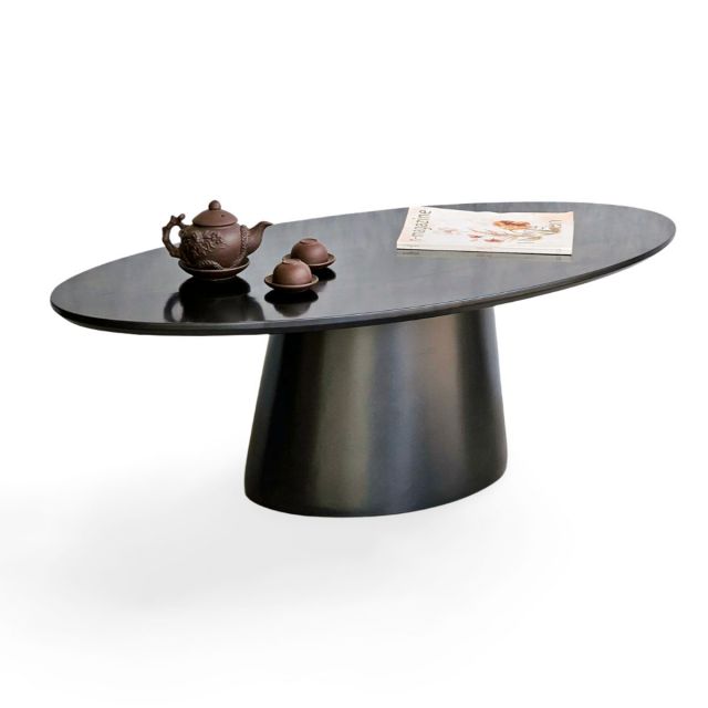 Bàn sofa gỗ hình Ellipse 120x60x40cm TT68277