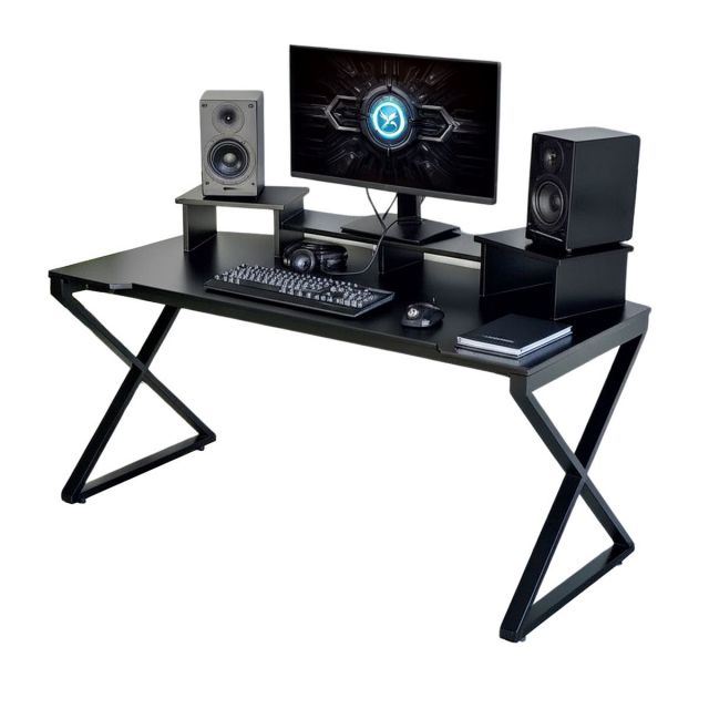 Bàn phòng thu StudioDesk gỗ cao su chân chữ X SD68018 Bàn phòng thu StudioDesk gỗ cao su chân chữ X SD68018