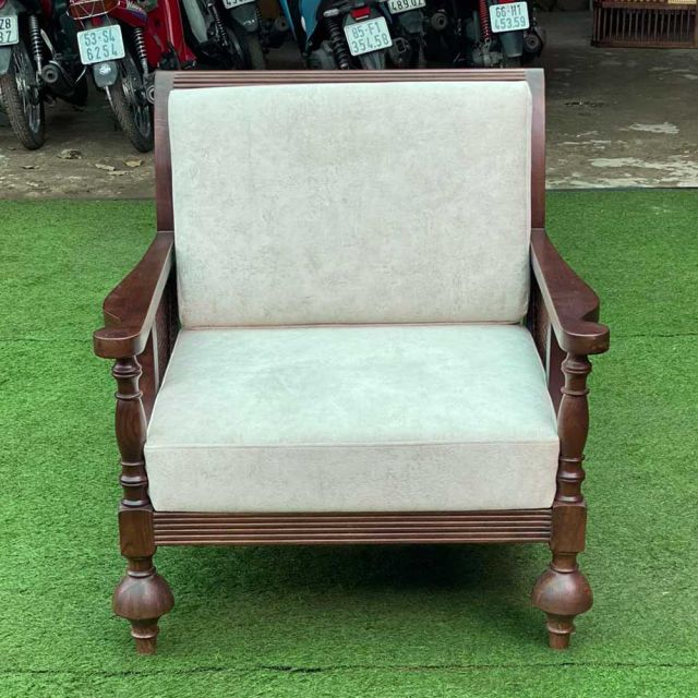 Ghế sofa đơn Heingway bọc nệm gỗ tần bì Ash GSD68096