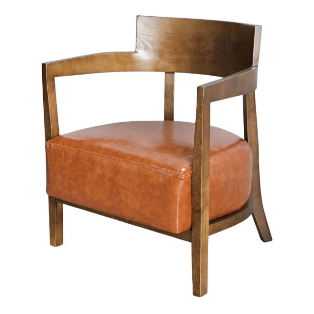 Ghế sofa đơn STABUCK bọc nệm gỗ tần bì GSD68095 Ghế sofa đơn STABUCK bọc nệm gỗ tần bì GSD68095