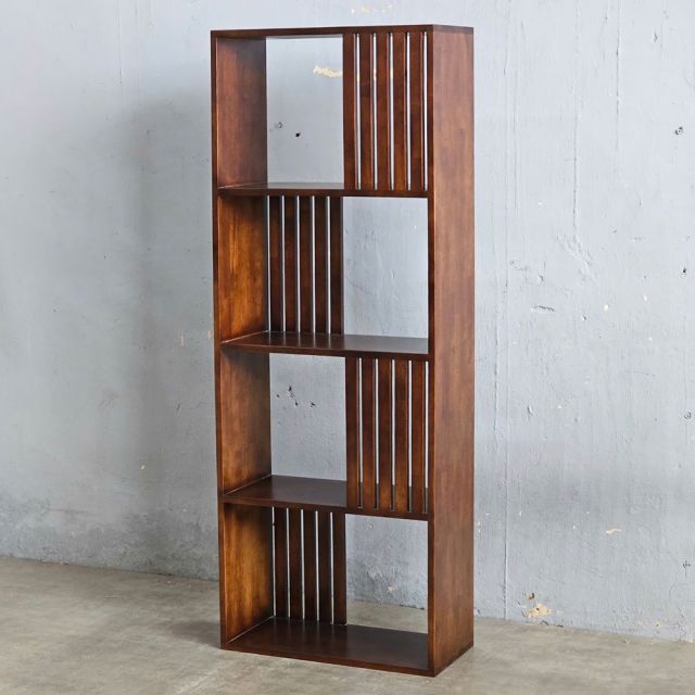 Kệ sách 4 tầng 60x28x160cm gỗ cao su KS68222