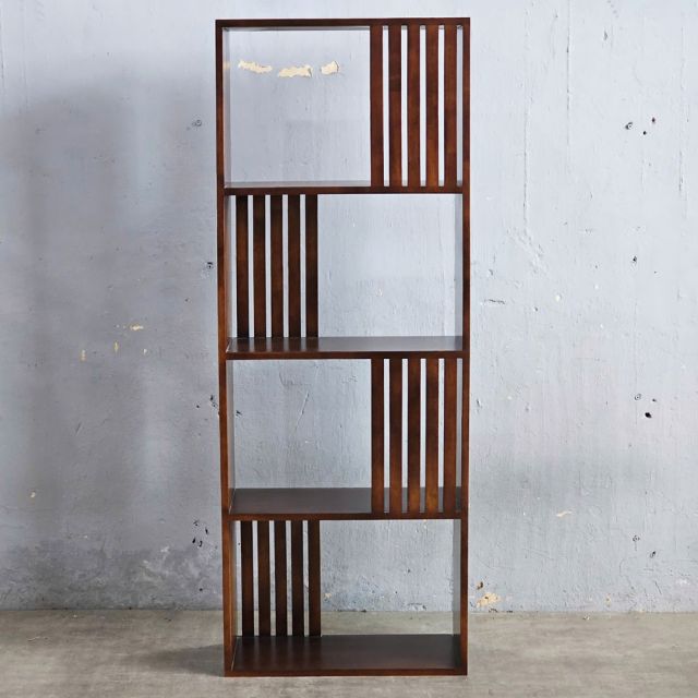 Kệ sách 4 tầng 60x28x160cm gỗ cao su KS68222