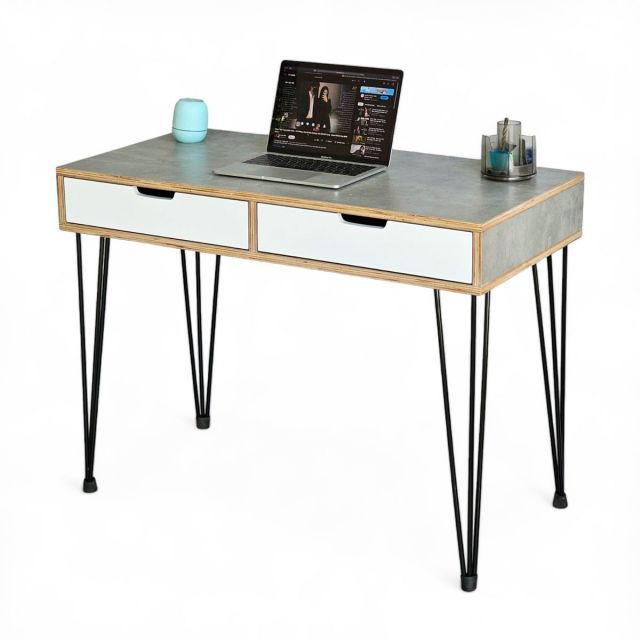 Bàn làm việc 2 ngăn kéo 100x60cm gỗ plywood BD68121 Bàn làm việc 2 ngăn kéo 100x60cm gỗ plywood BD68121