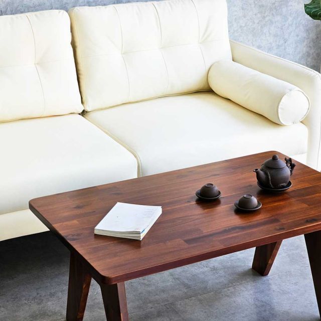 Bàn sofa chữ nhật 100x60x45cm gỗ tràm TT68280