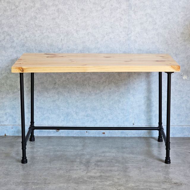 Combo bàn làm việc gỗ thông 120x60cm và 1 ghế Windor gỗ CB68205