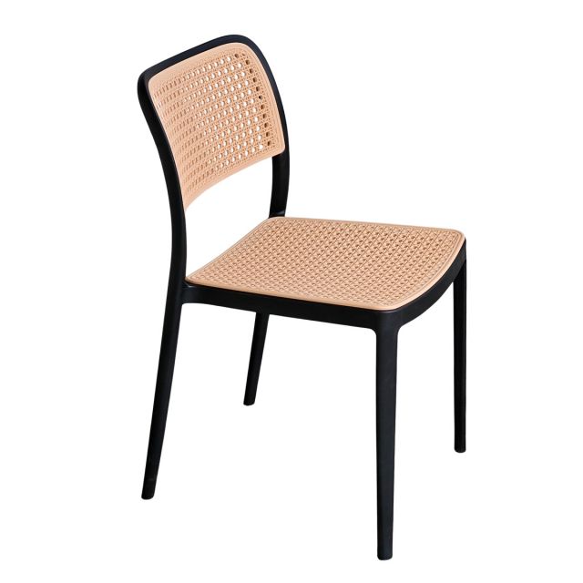 Ghế cafe lựa lưới giả mây ST3051 Ghế cafe lựa lưới giả mây ST3051