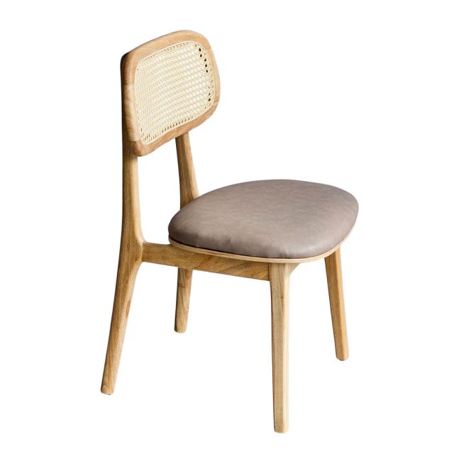 Ghế SECCO gỗ cao su lưng lưới mắt cáo GCF217 Ghế SECCO gỗ cao su lưng lưới mắt cáo GCF217