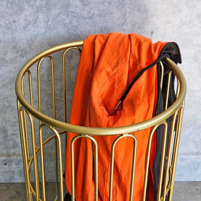Giỏ đựng đồ giặt di động bằng sắt sơn tĩnh điện KPT68018