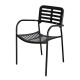 Ghế sắt ngoài trời có tay vịn GCF219