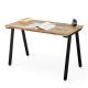 Bàn làm việc 120x60cm gỗ tràm chân sắt hệ PLY HBPL024
