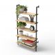 Kệ sách áp tường 5 tầng 106x28x180cm gỗ cao su KS68268