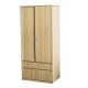 Tủ quần áo cửa lùa 90x58x200cm gỗ plywood TQA68051