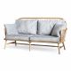 Ghế sofa đôi Song Trúc gỗ tần bì SFB68091