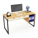 Bàn làm việc kế toán 140x60cm gỗ cao su BKTO001