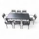 Bộ bàn 180cm và 8 ghế sắt ngoài trời - CBNT003
