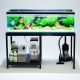 Kệ để hồ thủy sinh 110x50x54cm gỗ cao su khung sắt KTB68219