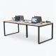 Bàn cụm 4 chỗ ngồi 240x120cm gỗ plywood HBRT109