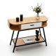 Bàn console 90x30x70cm gỗ cao su CST108