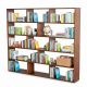 Kệ sách 5 tầng 170x30x150cm gỗ cao su KS68348