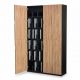 Tủ lưu trữ 120x40x21cm gỗ cao su cửa gỗ plywood KTB68236