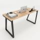 HBTH003 - Bàn làm việc 140x60 Trapeze II Concept lắp ráp