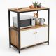Kệ để lò vi sóng 90x40x90cm gỗ cao su KVS68017