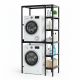 Kệ máy giặt máy sấy 100x61x205cm gỗ cao su KMG68031
