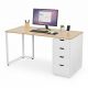 Bàn làm việc có tủ 140x60cm gỗ plywood kết hợp gỗ cao su BD68171