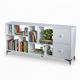 Kệ trang trí FUZZE 150x30x72cm gỗ cao su KTT68062